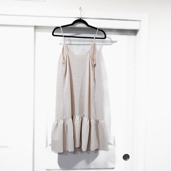 SAMOE SAMOE Large Judith Short Dress in Warm White | Size Large - Picture 2 of 9